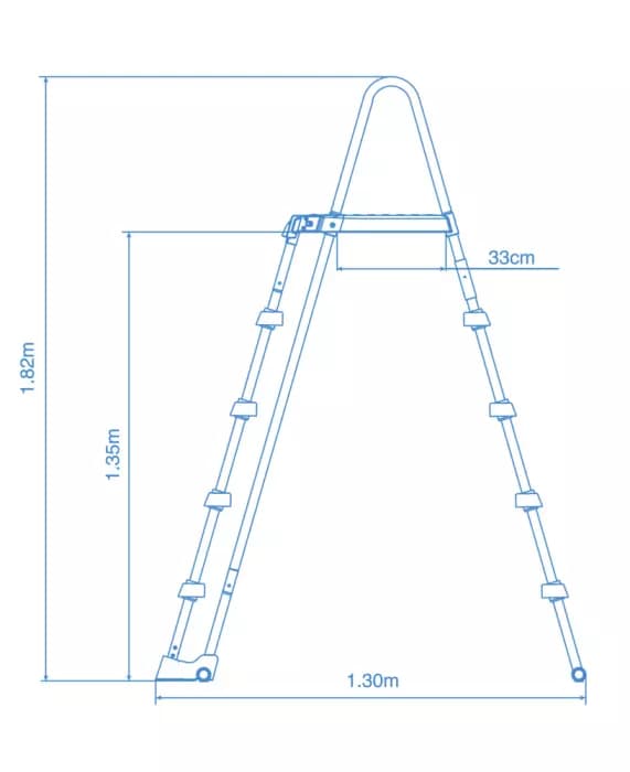 Intex Sicherheitsleiter für Pools von bis zu 132 cm Höhe IN-128077 Intex Sicherheitsleiter für Pools von bis zu 132 cm Höhe IN-128077