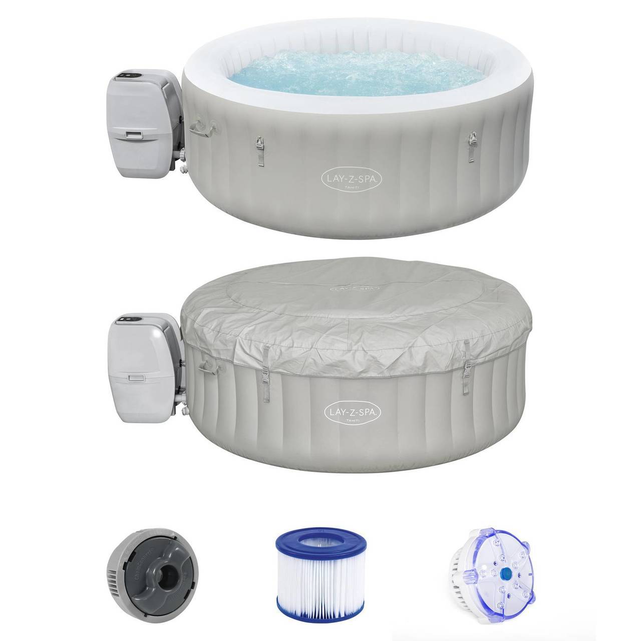 Bestway Whirlpool Lay Z Spa Tahiti AirJet, rund 180 x 66 cm 60007_22 Bestway Whirlpool Lay Z Spa Tahiti AirJet, rund 180 x 66 cm 60007_22