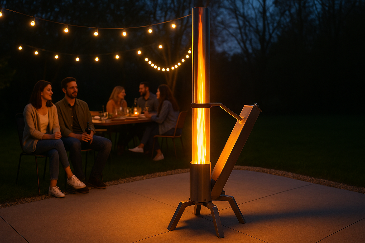 pelletfackel-gartenparty-001 Pelletfackel für Gartenparty – nachhaltige Lichtquelle mit Feuerambiente