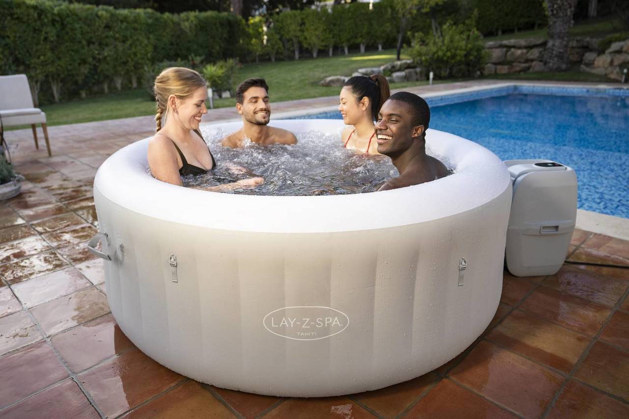 Bestway Whirlpool Lay Z Spa Tahiti AirJet, rund 180 x 66 cm 60007_22 Bestway Whirlpool Lay Z Spa Tahiti AirJet, rund 180 x 66 cm 60007_22